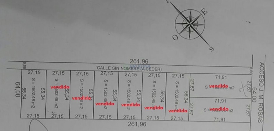 Lote en venta zona Bancarios